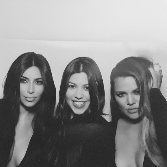 Kim Kardashian-West, Kourtney Kardashian and Khloe Kardashian