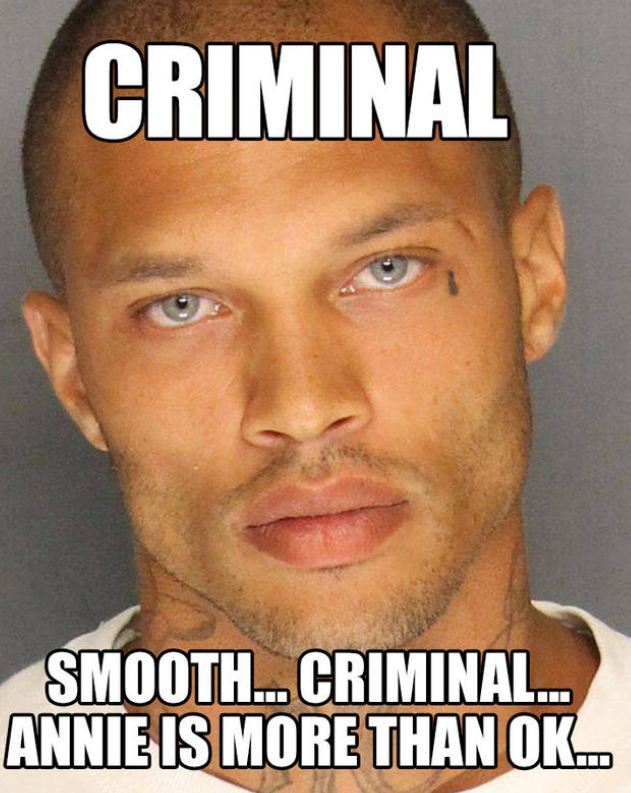 How could you forgot this grey-eyed beauty. Hey Jeremy Meeks, you need money on your books?